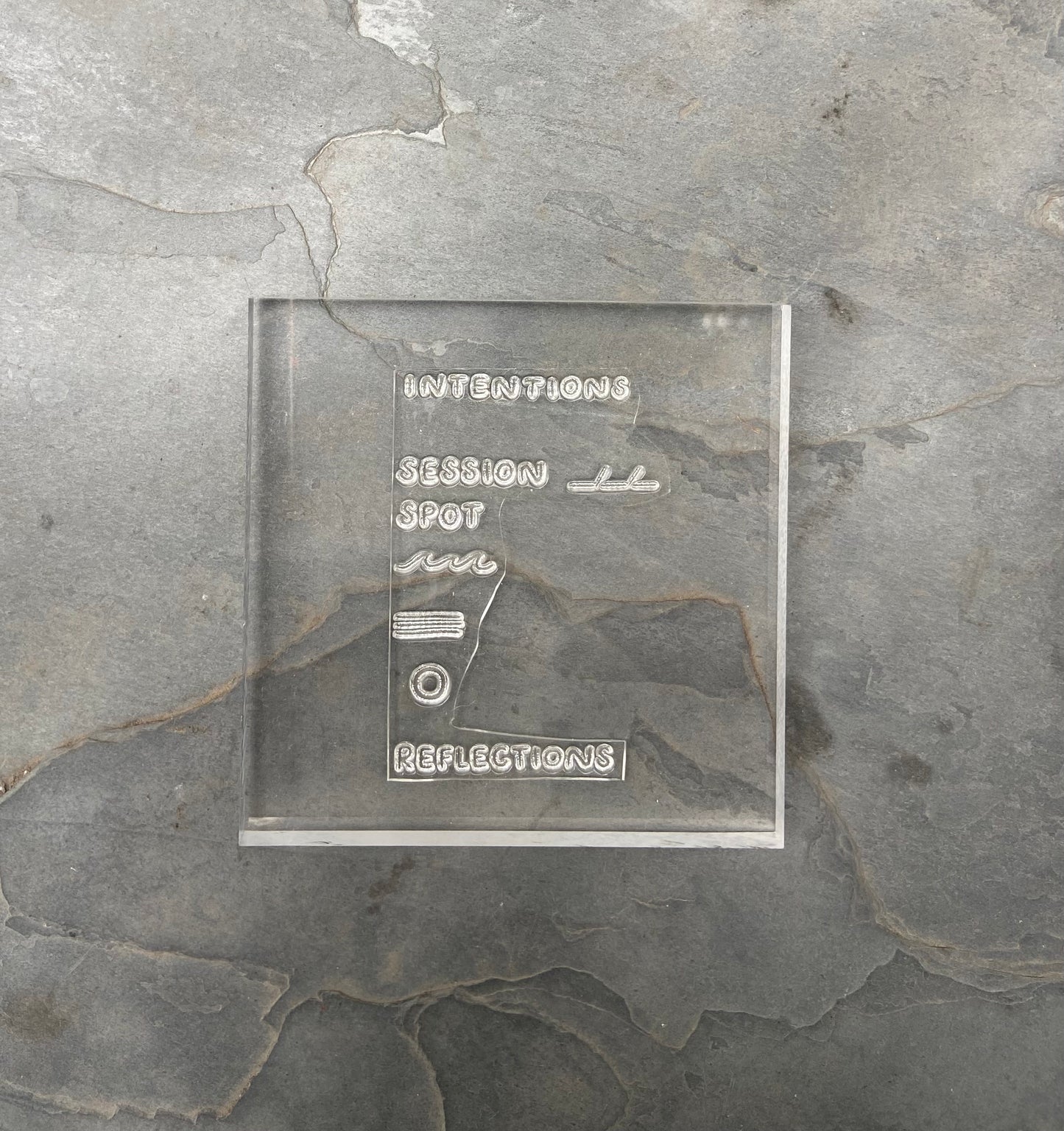 Session Reflections Surf Journalling Stamp